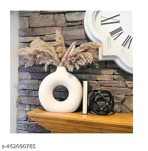 Ceramic Donut Vase, Flower Vase Vase, Vase Home Decor