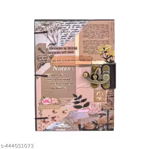 Printed premium A5 leather diary