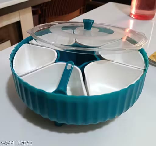 360° Rotating Masala Box with Spoon