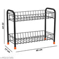 Stella Collections Multipurpose Storage Organizer Mild Steel 2 Layer
