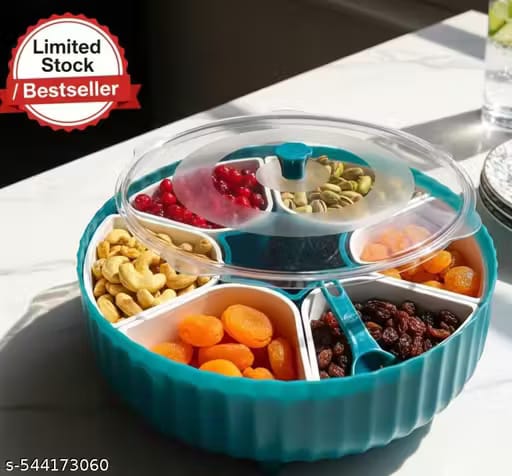 360° Rotating Masala Box with Spoon